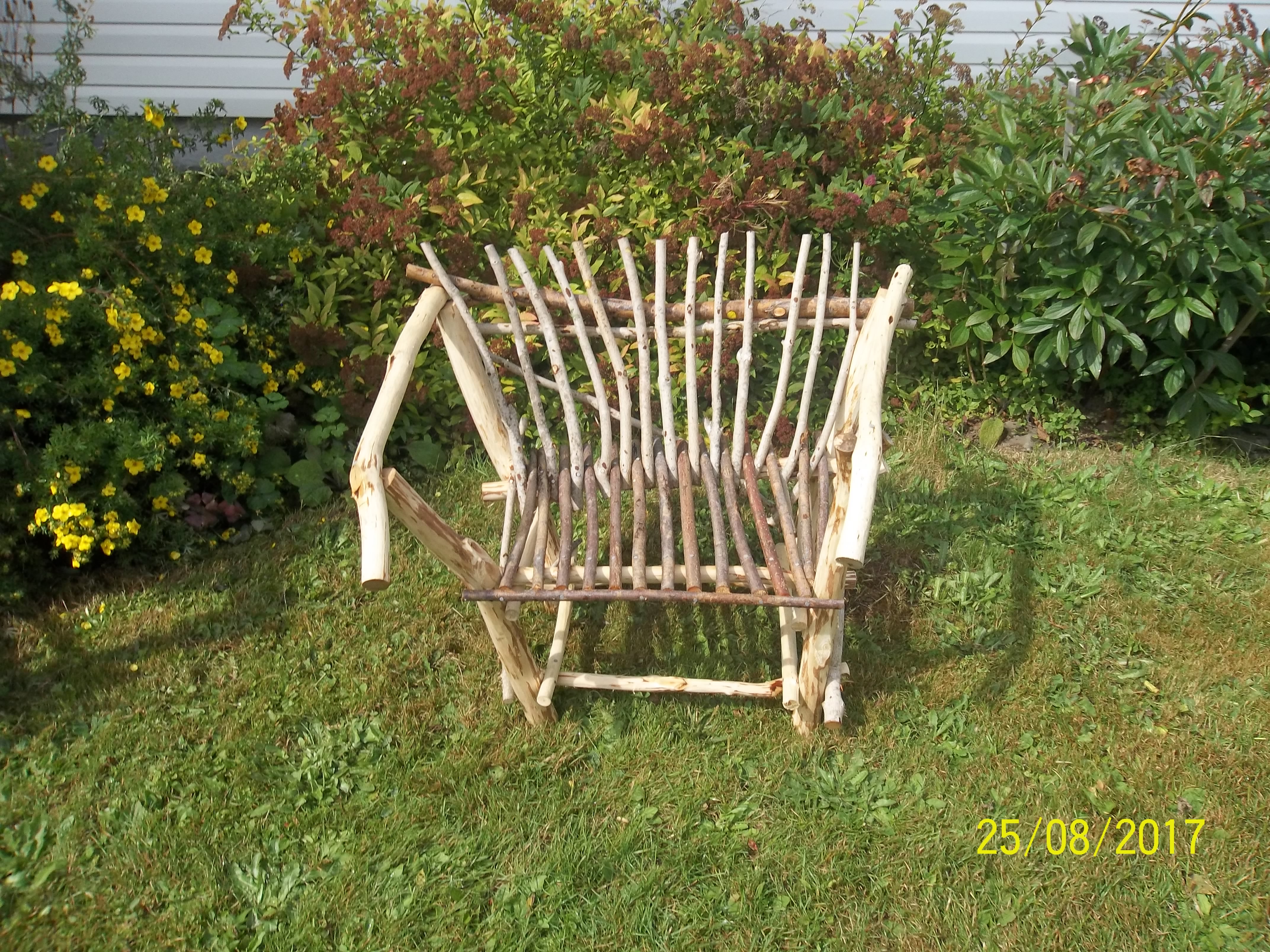 Straight Back Chair - Poplar - Clear Varnish - Price:$100.00