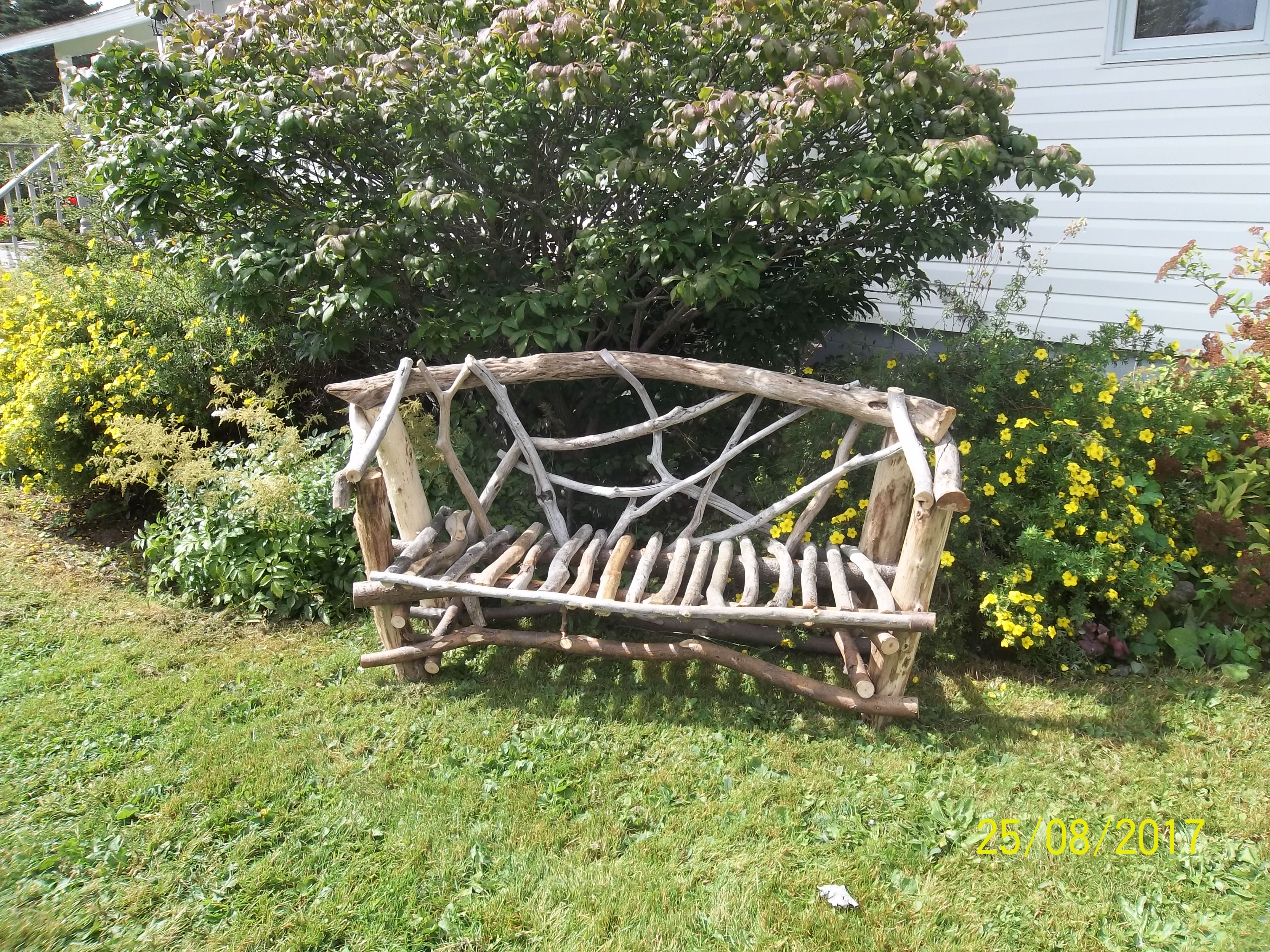 Love Seat - Driftwood - Natural Varnish - Price:$200.00